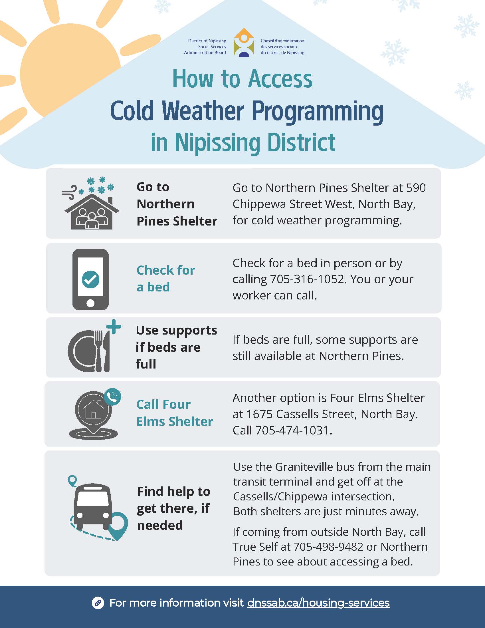 How to Access Cold Weather Programming
